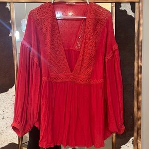 3X Orange Oddy Top